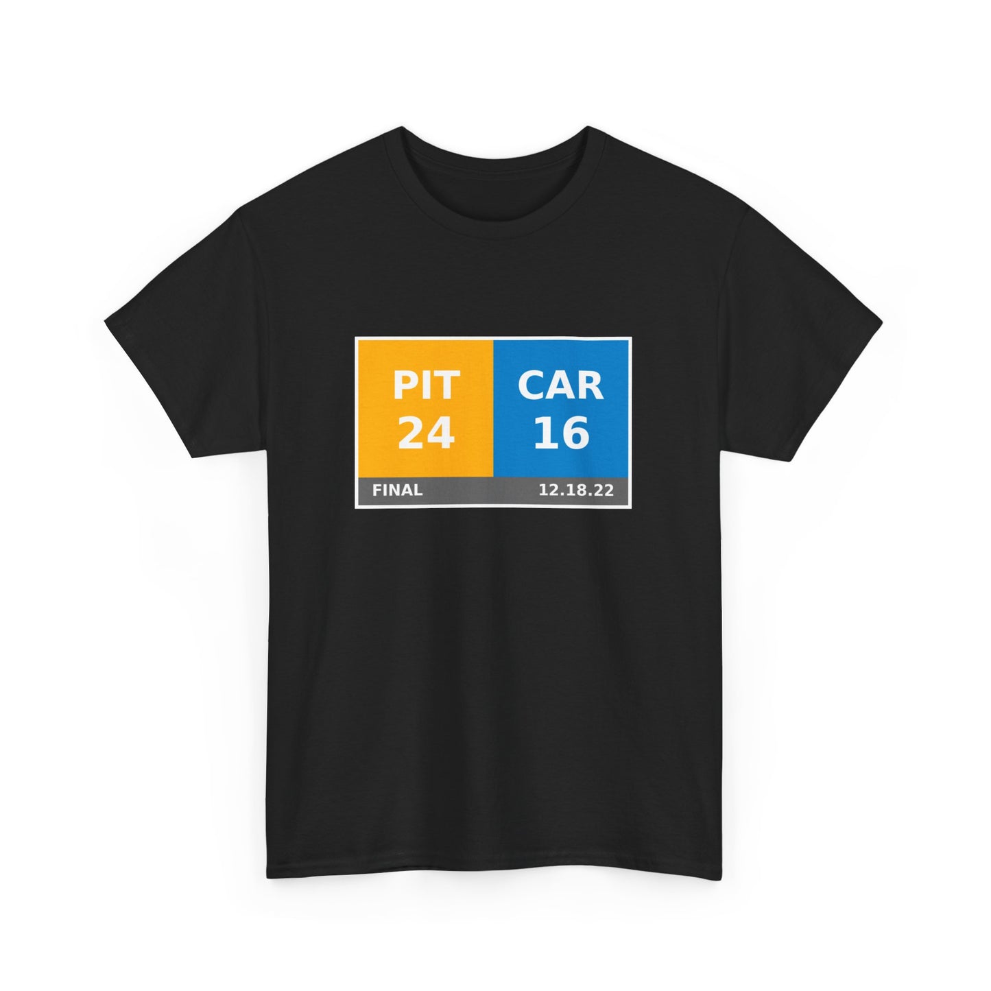 PIT vs CAR Scoreboard Tee 12.18.22