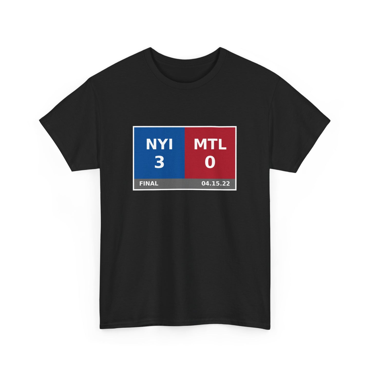 NYI vs MTL Scoreboard Tee 04.15.22