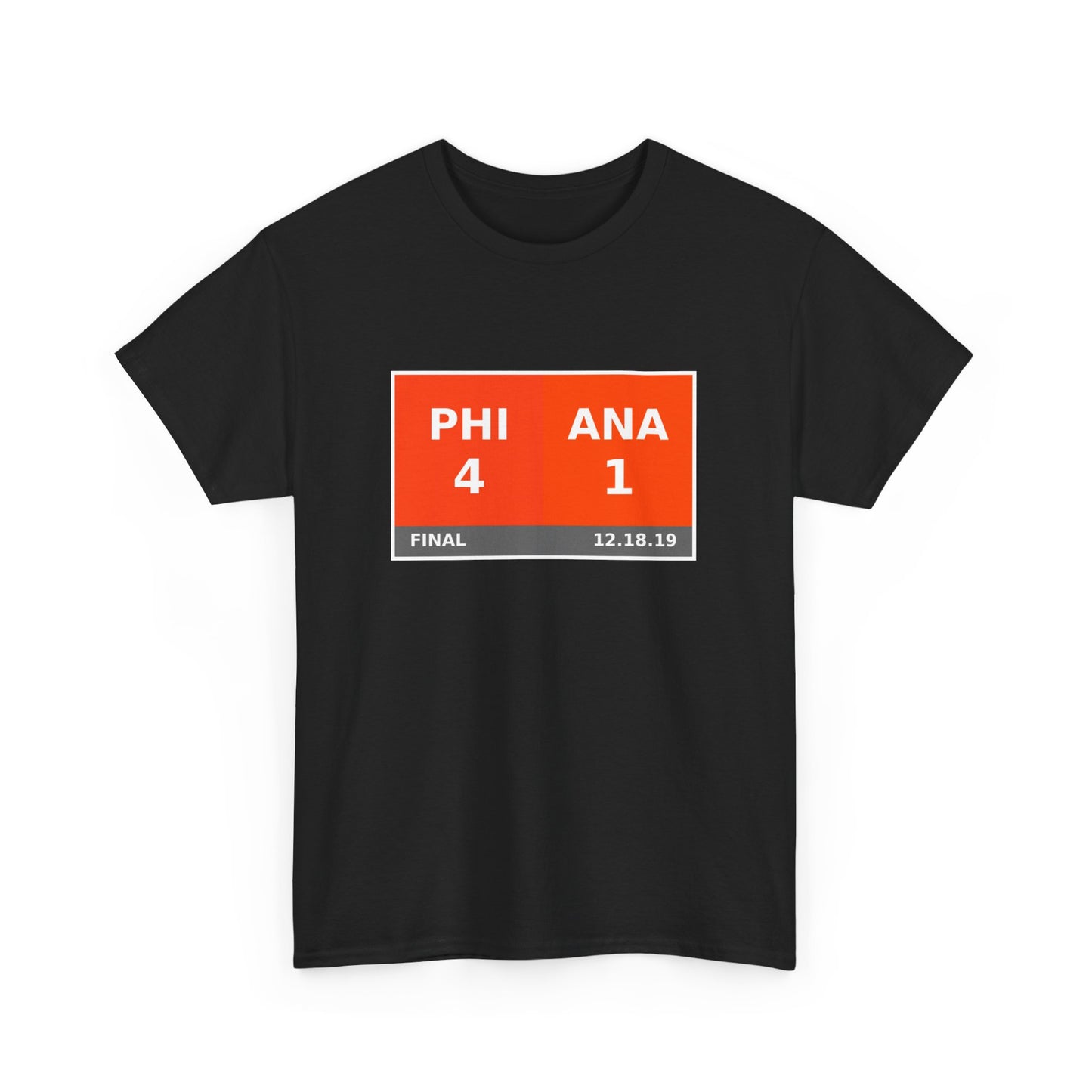 PHI vs ANA Scoreboard Tee 12.18.19