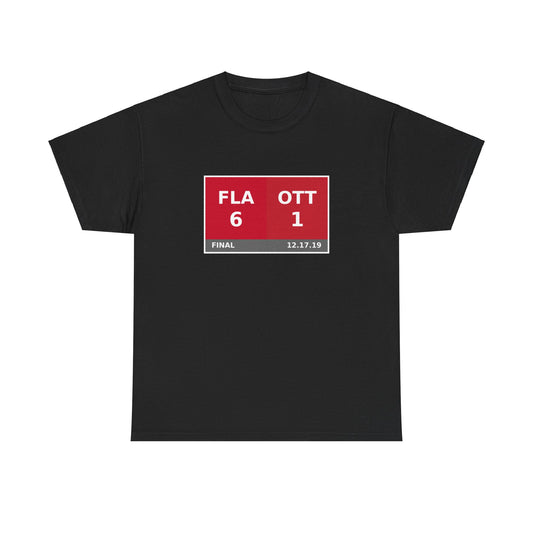 FLA vs OTT Scoreboard Tee 12.17.19