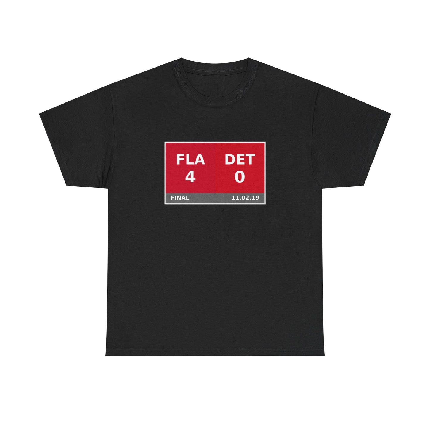 FLA vs DET Scoreboard Tee 11.02.19