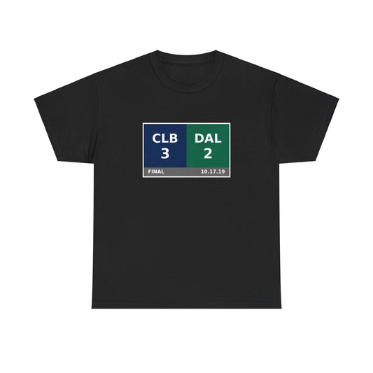 CLB vs DAL Scoreboard Tee 10.17.19