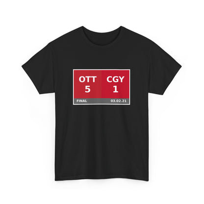 OTT vs CGY Scoreboard Tee 03.02.21