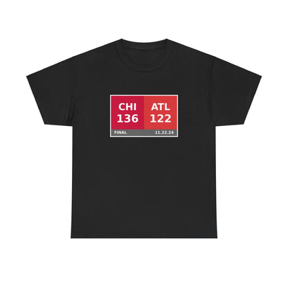 CHI vs ATL Scoreboard Tee 11.22.24