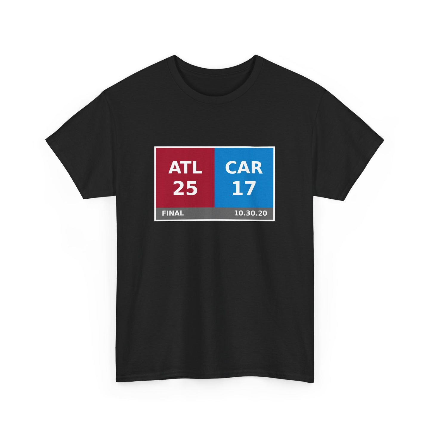 ATL vs CAR Scoreboard Tee 10.30.20