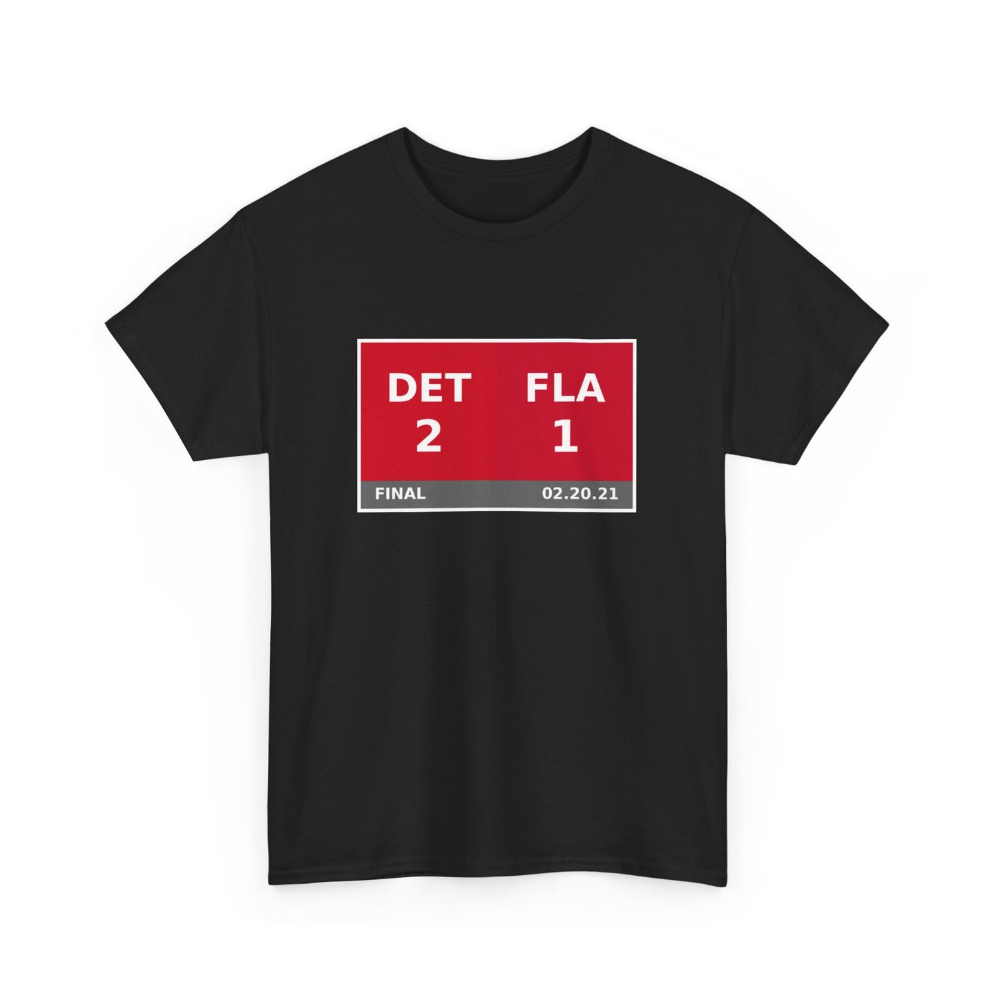 DET vs FLA Scoreboard Tee 02.20.21