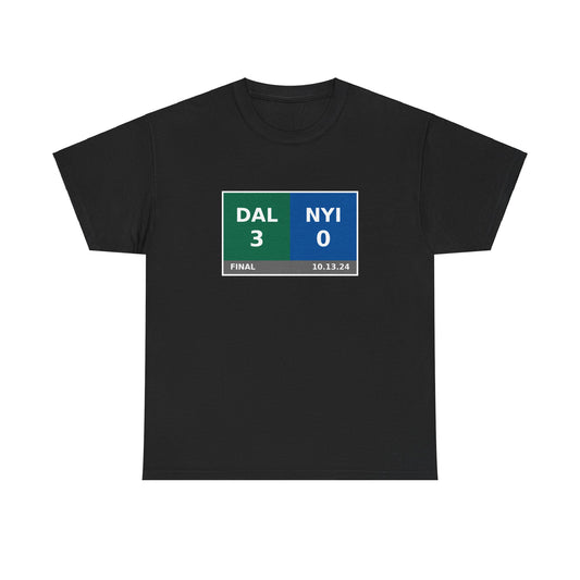 DAL vs NYI Scoreboard Tee 10.13.24