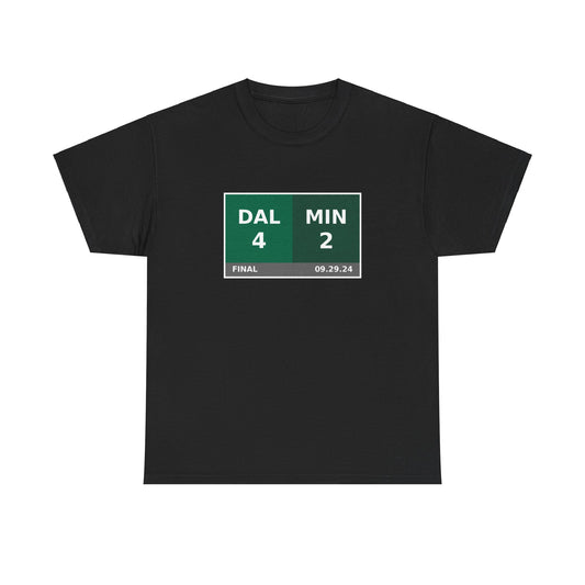 DAL vs MIN Scoreboard Tee 09.29.24