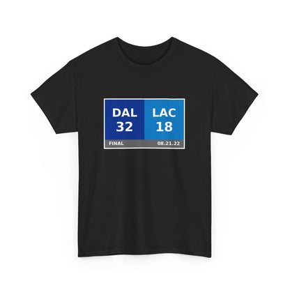 DAL vs LAC Scoreboard Tee 08.21.22