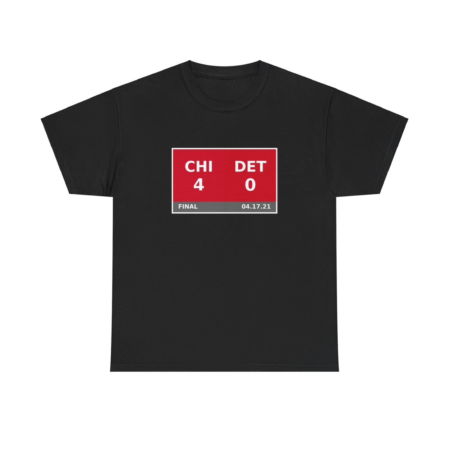 CHI vs DET Scoreboard Tee 04.17.21