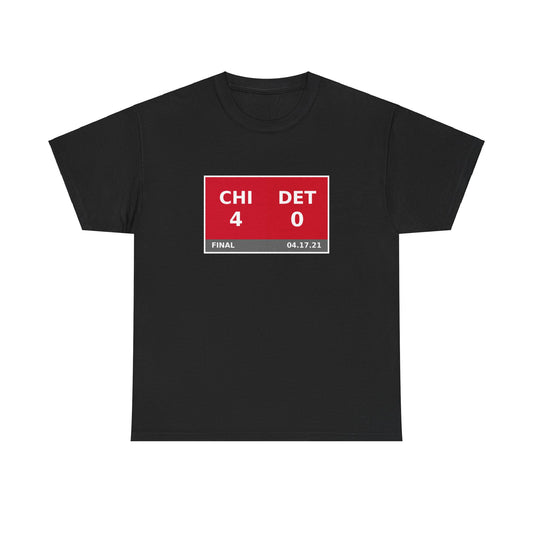 CHI vs DET Scoreboard Tee 04.17.21