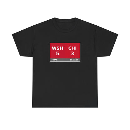 WSH vs CHI Scoreboard Tee 10.21.19