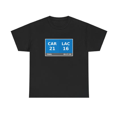 CAR vs LAC Scoreboard Tee 09.27.20