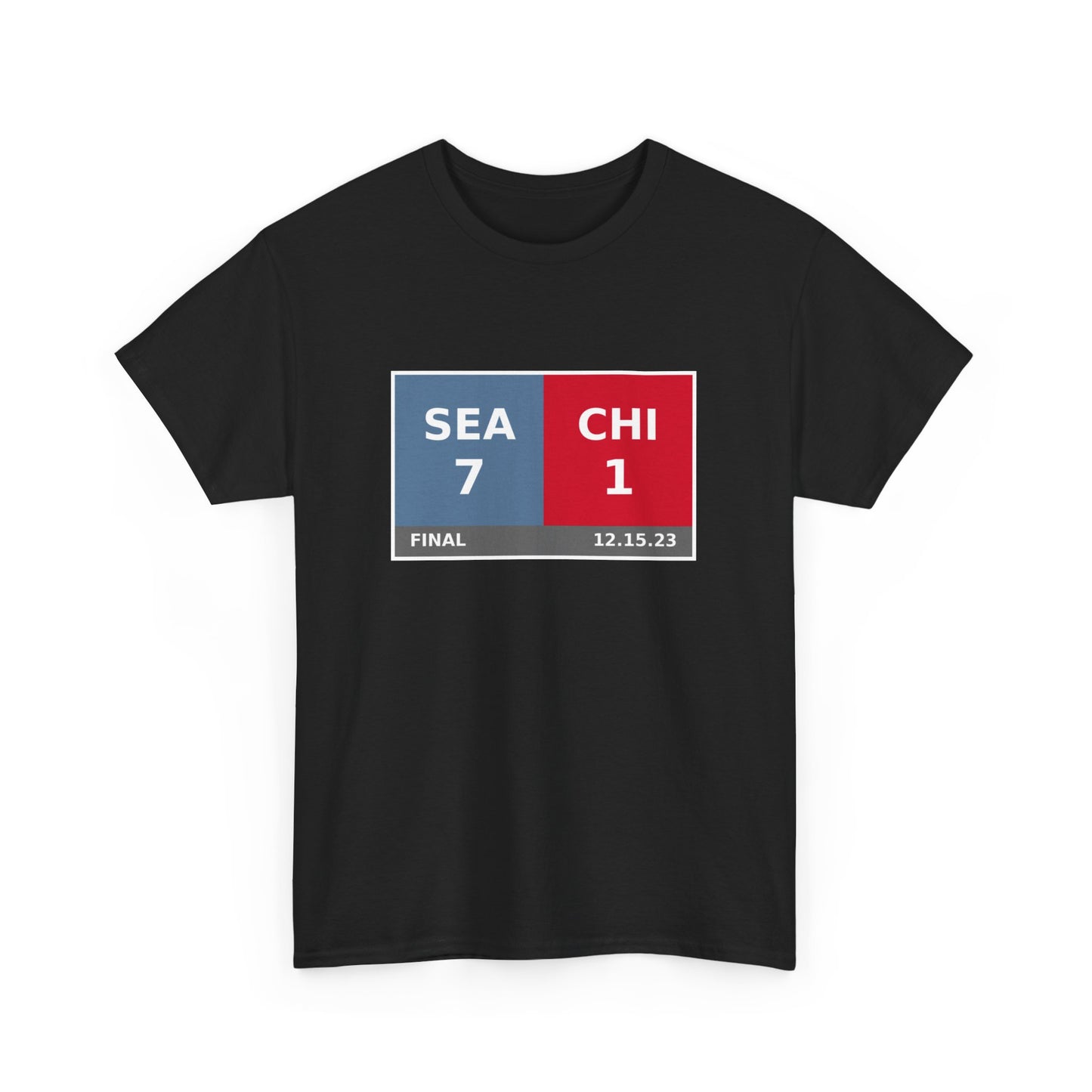 SEA vs CHI Scoreboard Tee 12.15.23