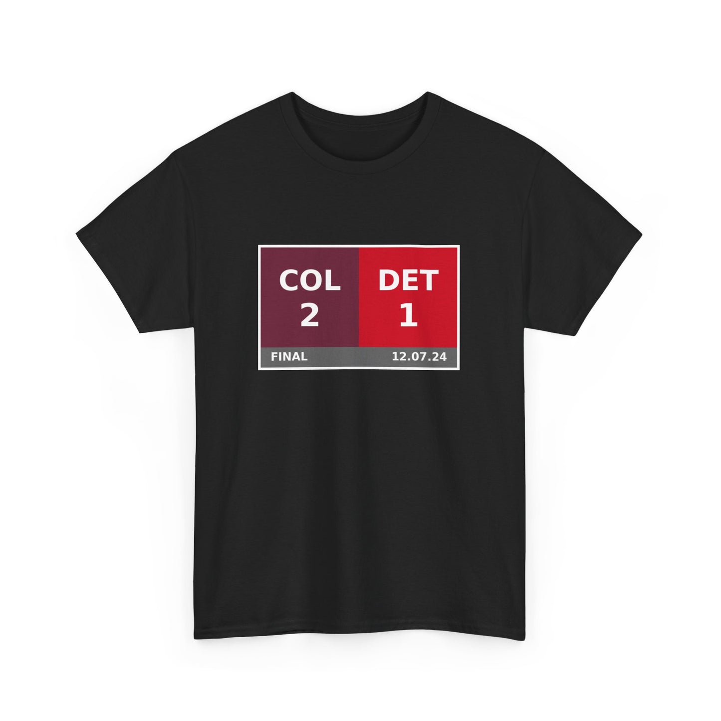 COL vs DET Scoreboard Tee 12.07.24