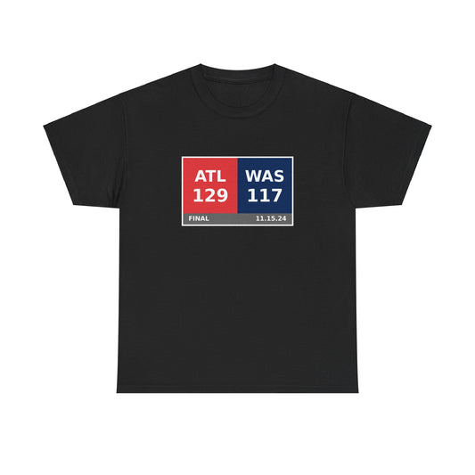 ATL vs WAS Scoreboard Tee 11.15.24