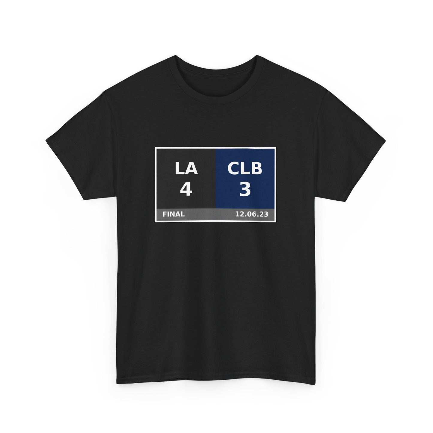 LA vs CLB Scoreboard Tee 12.06.23