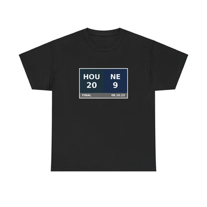 HOU vs NE Scoreboard Tee 08.10.23