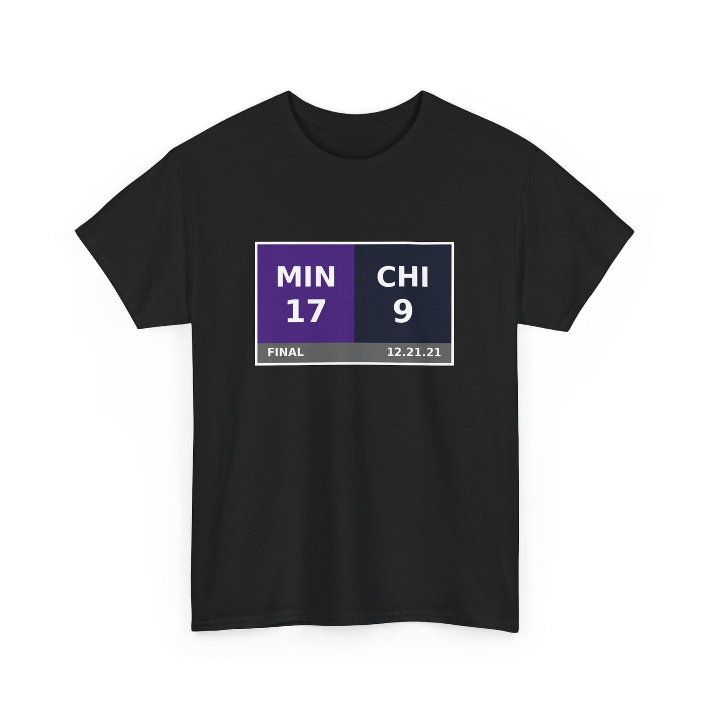 MIN vs CHI Scoreboard Tee 12.21.21