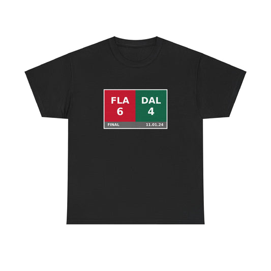 FLA vs DAL Scoreboard Tee 11.01.24