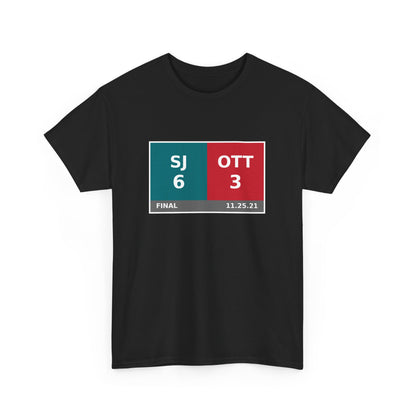 SJ vs OTT Scoreboard Tee 11.25.21