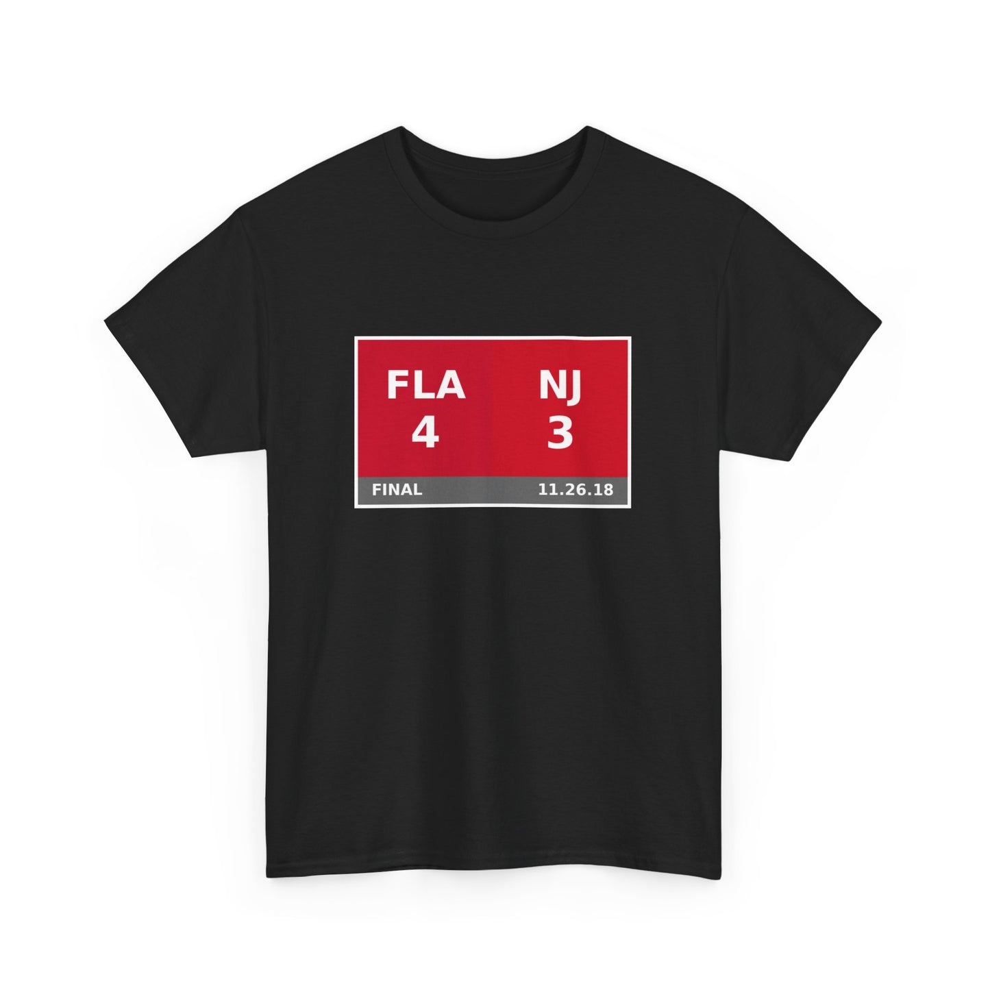 FLA vs NJ Scoreboard Tee 11.26.18