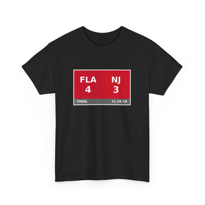 FLA vs NJ Scoreboard Tee 11.26.18