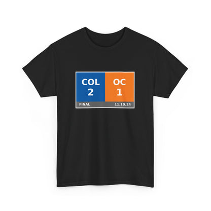 COL vs OC Scoreboard Tee 11.10.24