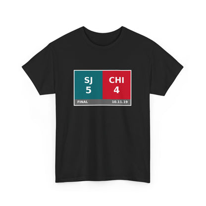 SJ vs CHI Scoreboard Tee 10.11.19