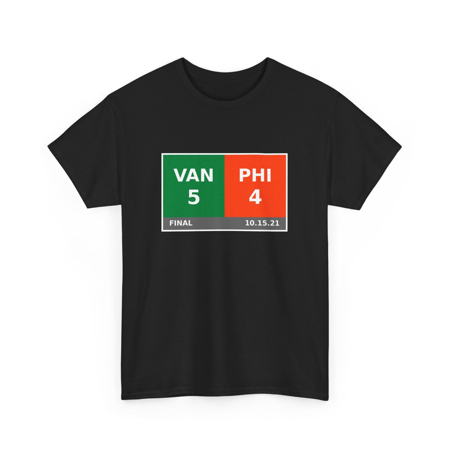 VAN vs PHI Scoreboard Tee 10.15.21