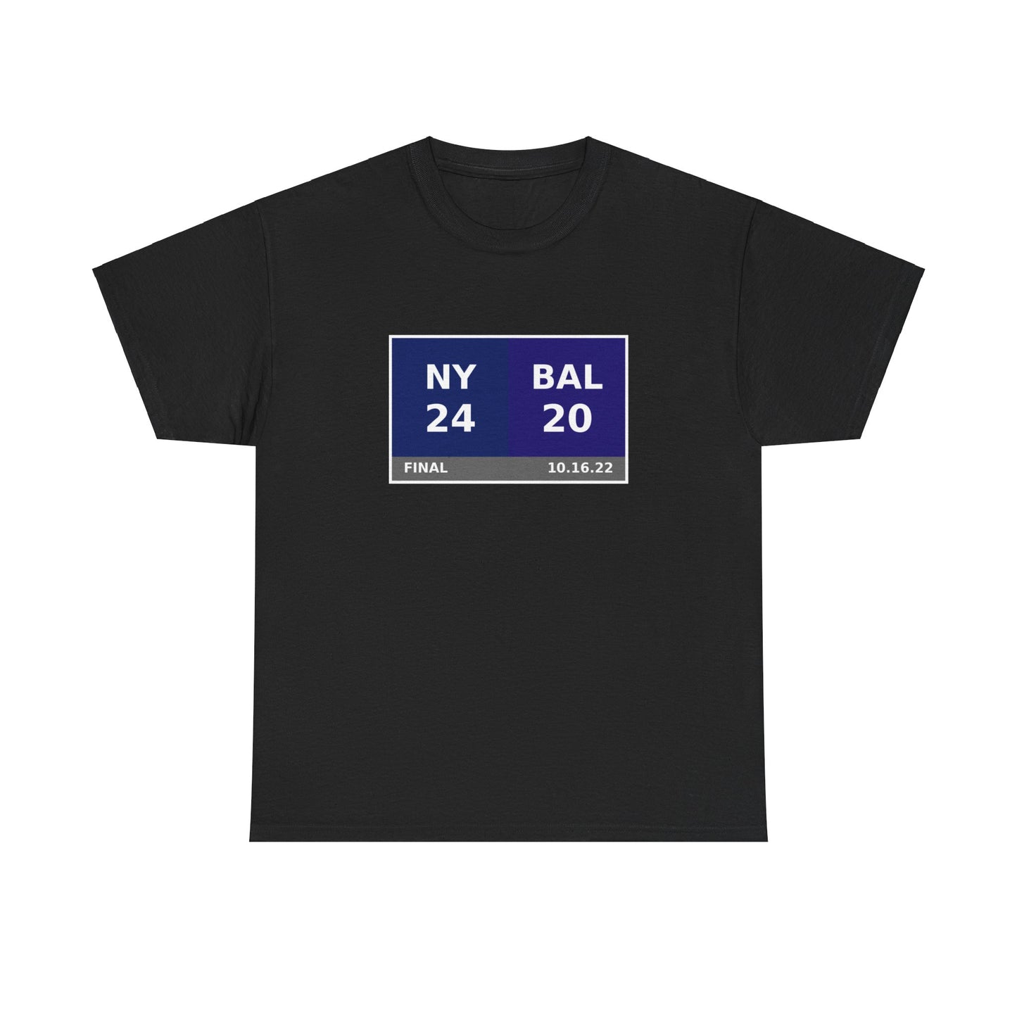 NY vs BAL Scoreboard Tee 10.16.22