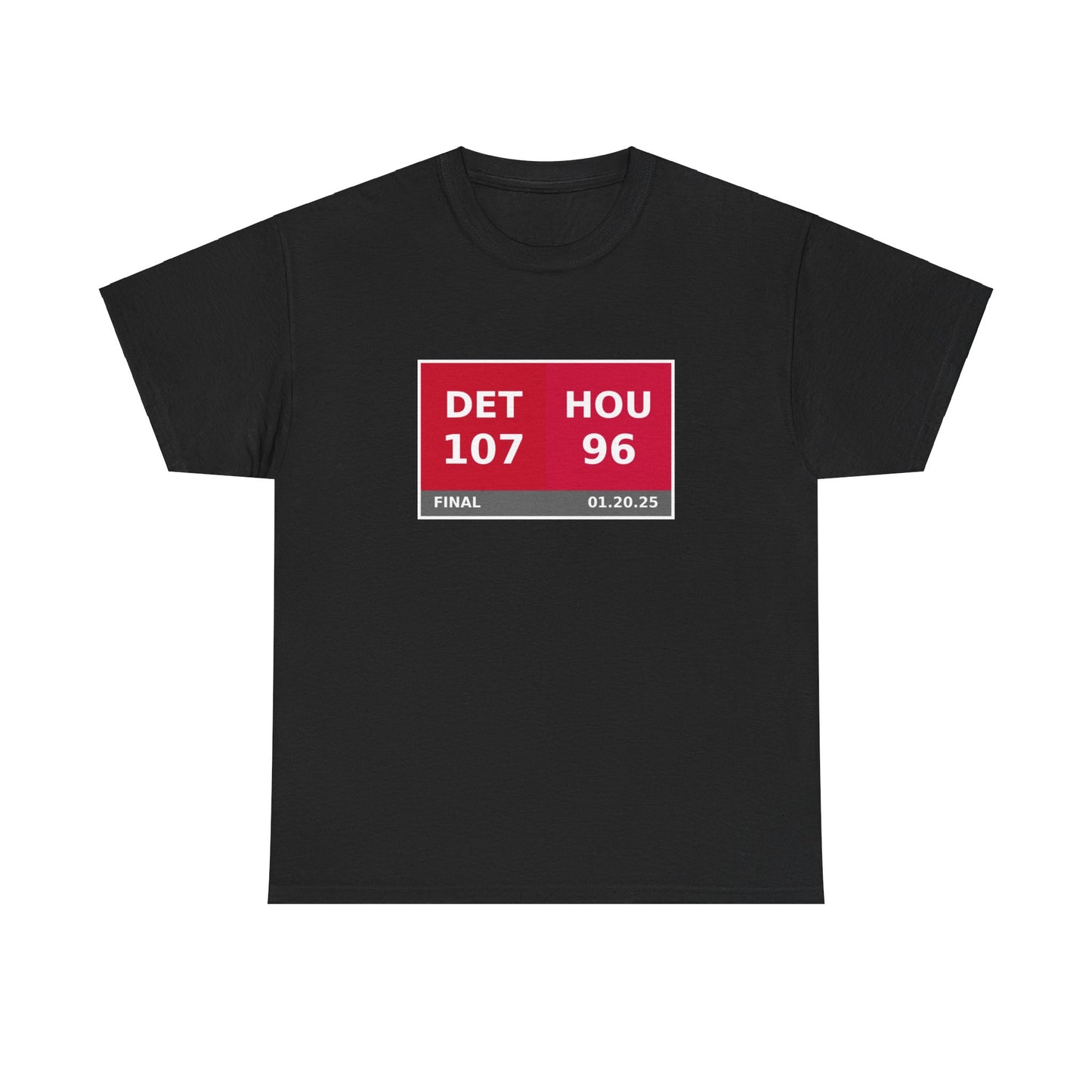 DET vs HOU Scoreboard Tee 01.20.25