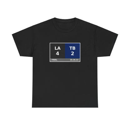 LA vs TB Scoreboard Tee 10.26.22