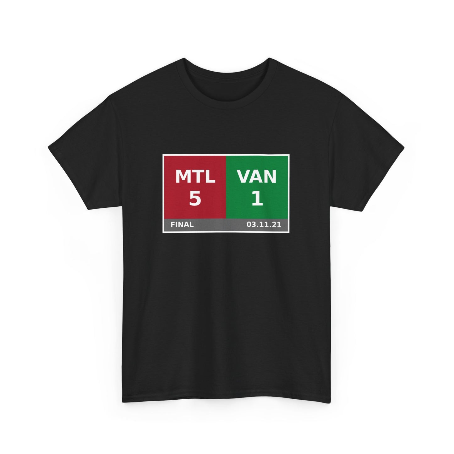 MTL vs VAN Scoreboard Tee 03.11.21