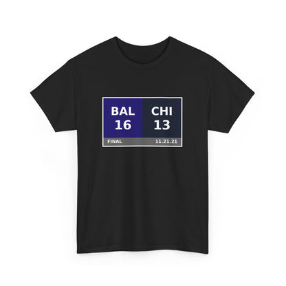 BAL vs CHI Scoreboard Tee 11.21.21