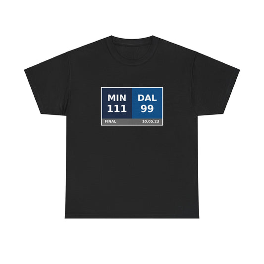 MIN vs DAL Scoreboard Tee 10.05.23