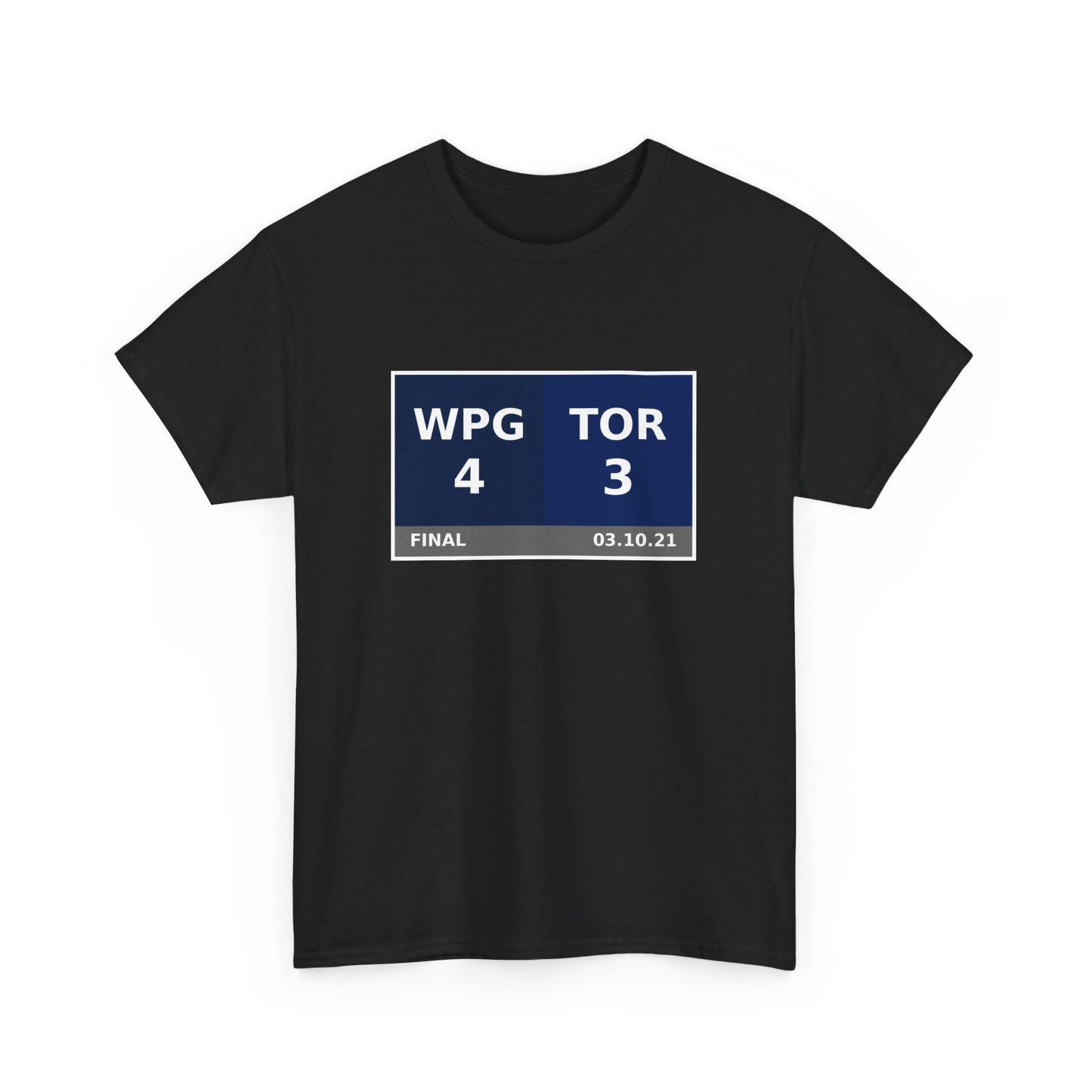 WPG vs TOR Scoreboard Tee 03.10.21