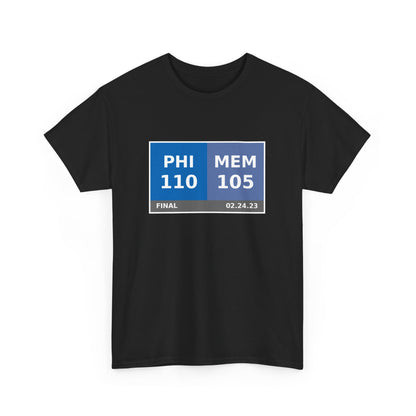 PHI vs MEM Scoreboard Tee 02.24.23