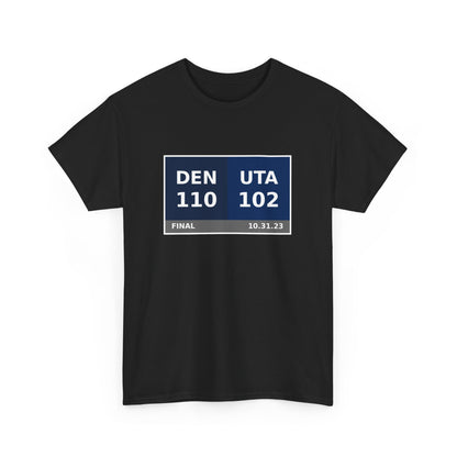 DEN vs UTA Scoreboard Tee 10.31.23