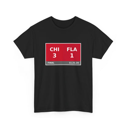 CHI vs FLA Scoreboard Tee 11.21.24