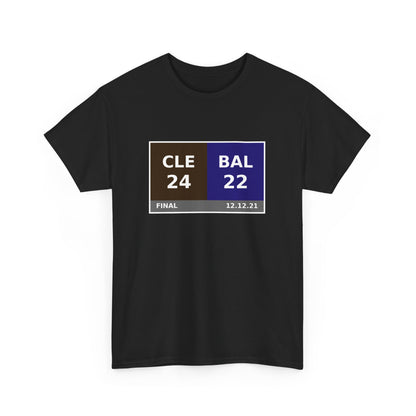 CLE vs BAL Scoreboard Tee 12.12.21