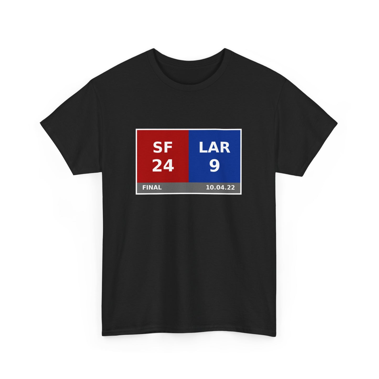 SF vs LAR Scoreboard Tee 10.04.22