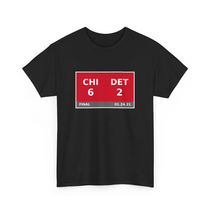 CHI vs DET Scoreboard Tee 01.24.21