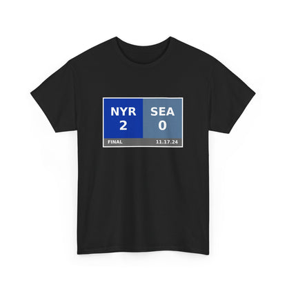 NYR vs SEA Scoreboard Tee 11.17.24