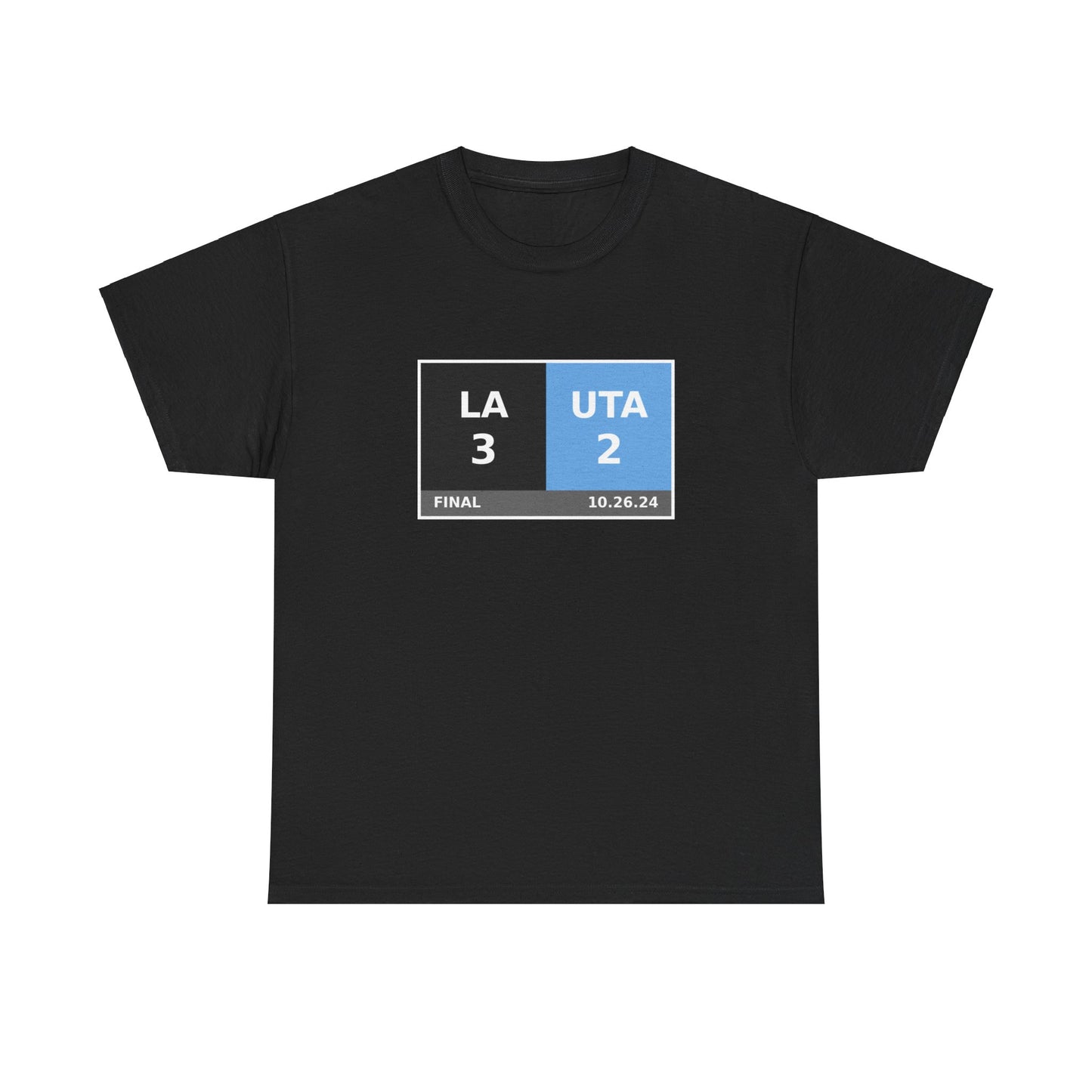 LA vs UTA Scoreboard Tee 10.26.24