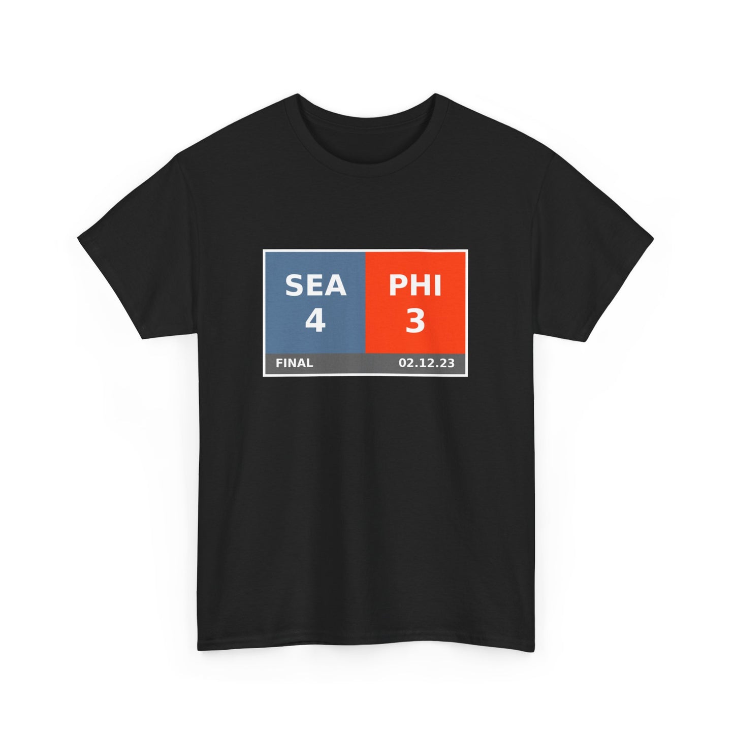 SEA vs PHI Scoreboard Tee 02.12.23