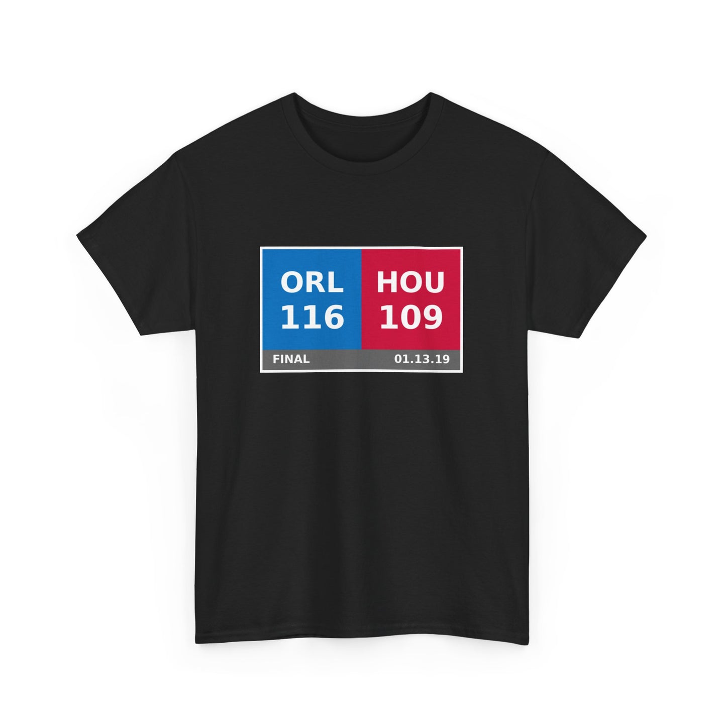 ORL vs HOU Scoreboard Tee 01.13.19