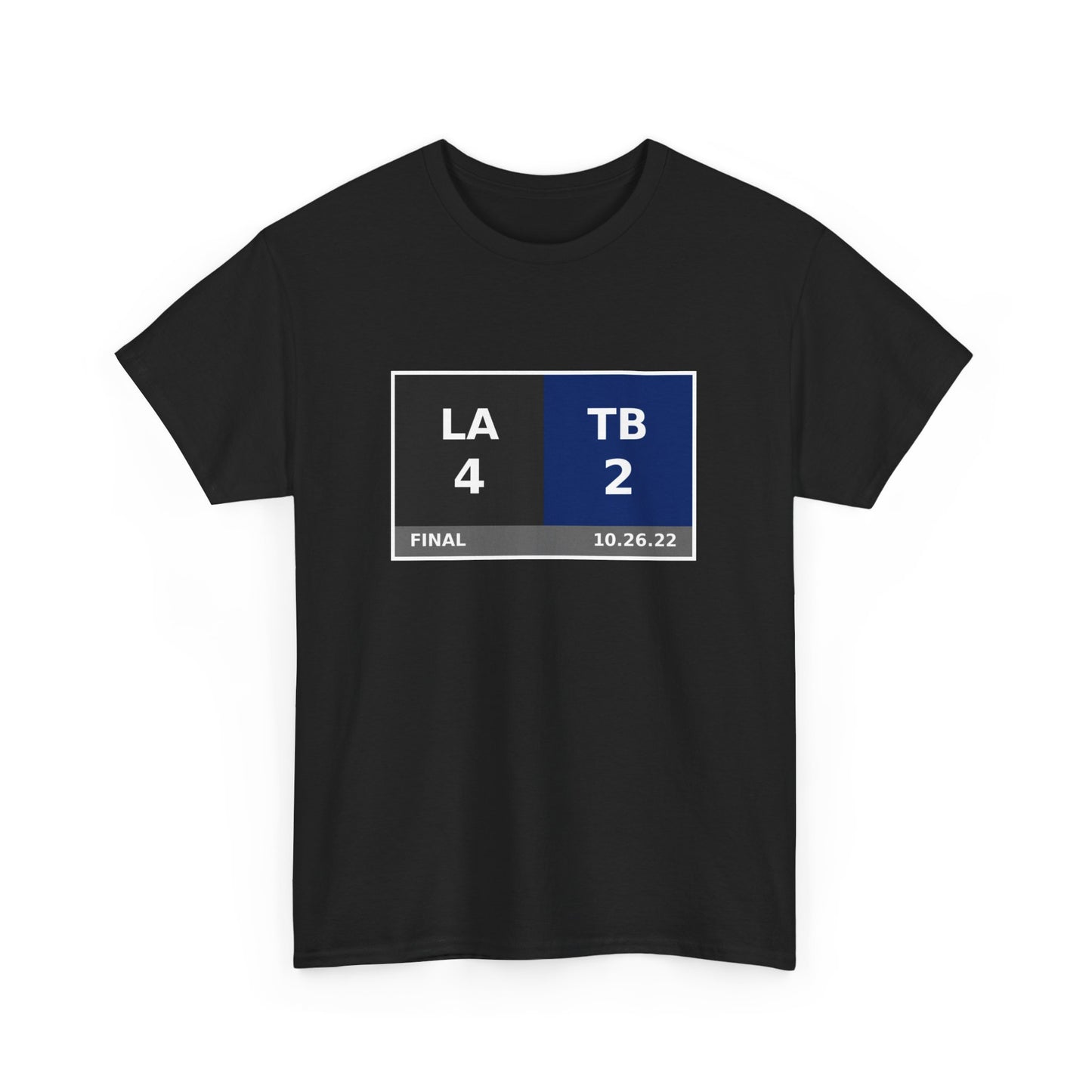 LA vs TB Scoreboard Tee 10.26.22