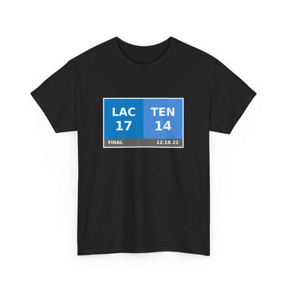 LAC vs TEN Scoreboard Tee 12.18.22