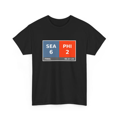 SEA vs PHI Scoreboard Tee 02.17.23